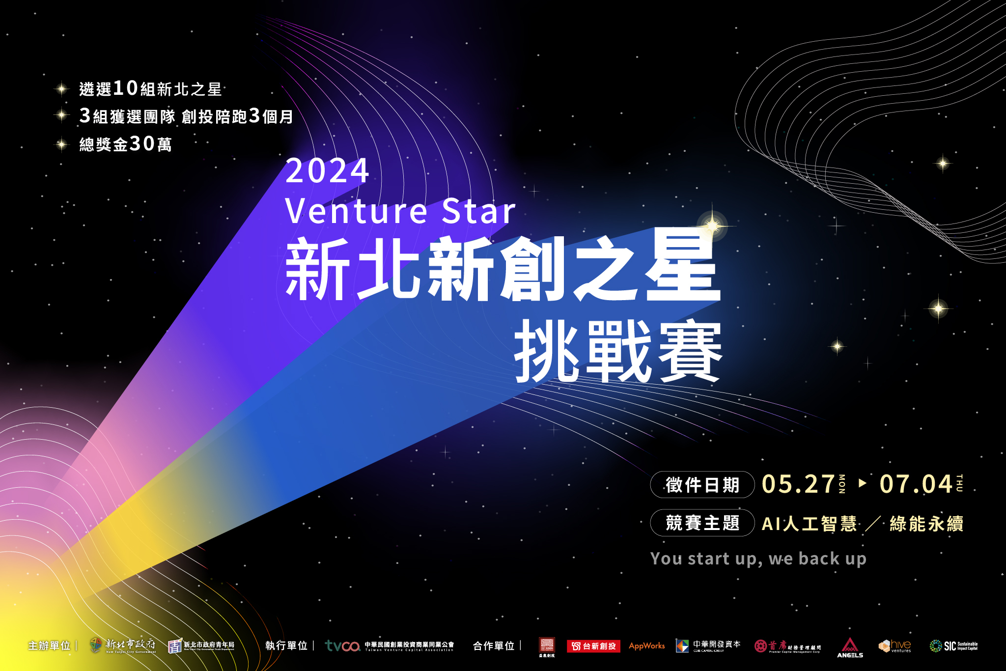 轉知｜「2024 Venture Star新北新創之星挑戰賽」徵件